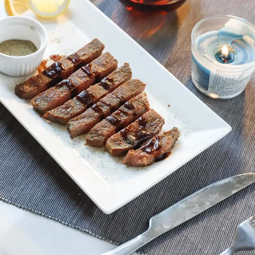 Vista 4 de Sweese Bandeja de porcelana rectangular de 12 pulgadas para sushi, carne, postres, pasteles, plato blanco para servir restaurante, banquete, fiesta