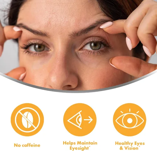 Vista 4 de Focus Factor Suplemento para el cerebro y la visión para adultos, 120 unidades, vitamina ocular, suplemento mineral y multivitamínico completo
