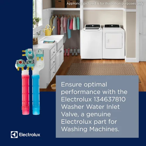 Vista 5 de Electrolux 134637810 Válvula de entrada de agua para lavadoras