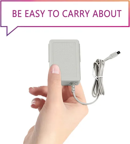 Vista 7 de Kit de cargador 3DS XL, cargador adaptador de corriente CA y lápiz capacitivo para Nintendo New 3DS XL, cable de carga de viaje de pared