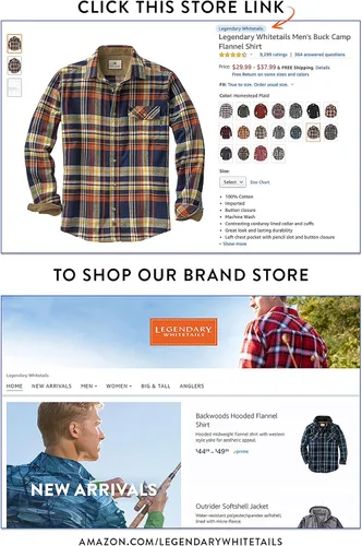 Vista 7 de Legendary Whitetails Buck Camp - Camisa de franela para hombre