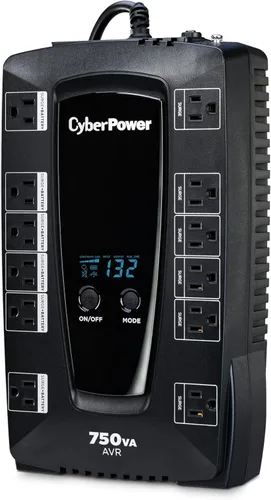 Vista 2 de UPS con visor LCD CyberPower AVRG900LCD 900 VA LCD 750VA Negro