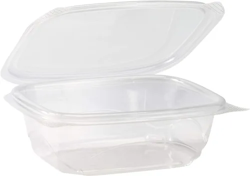 Vista 3 de KARAT EARTH Contenedor de delicatessen con bisagras PLA de 12 oz - 200