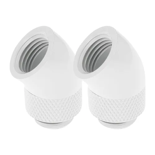 Vista 17 de dracaena.io - Paquete de 2 conectores extensores de rosca G1/4 pulgadas macho a hembra, conector adaptador giratorio de 45° para sistema
