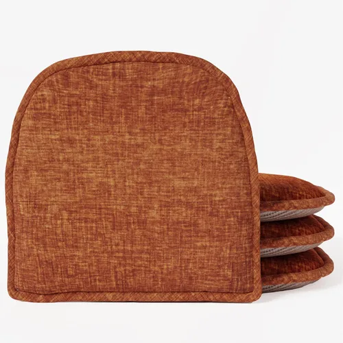 Vista 9 de Klear Vu Raindrop The Gripper - Cojines antideslizantes para silla, suaves y cómodos, almohadillas para asiento, almohadón para cocina, comedor u
