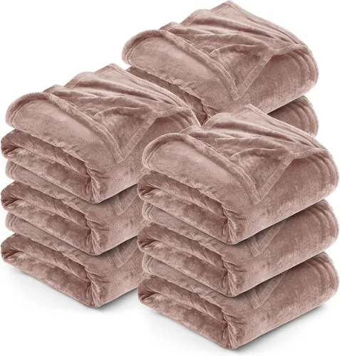 Vista 35 de Utopia Bedding - Manta de vellón de lujo, mullida, antiestática; manta de suave microfibra de 8.8 oz/yd² (300 g/m²) para sofá y cama; tamaño Gris