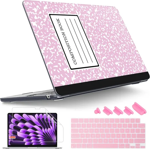 Tuiklol Funda rígida para MacBook Air 2026, 2025, 2024, 2023, modelo M5, A3448, M4, A3241, M3, A3114, M2, A2941, funda rígida para MacBook de 15.3