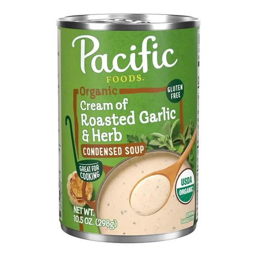 Vista 9 de Pacific Foods Crema orgánica de sopa de pollo, lata de 10.5 oz