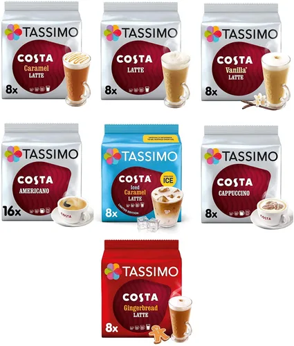 Vista 3 de Tassimo Café, té, cápsulas de chocolate. Elige 5 paquetes entre más de 50 mezclas que incluyen Kenco, Costa, Jacobs, chocolate caliente, café