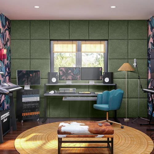 Vista 412 de Jaxx Panelist - Cabecero acolchado moderno, juego de 4 paneles para montar en la pared (cada uno de 11.25 x 38 pulgadas), tamaño King