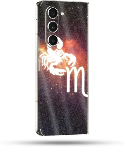 Vista 35 de MightySkins Skin compatible con Samsung Galaxy Z Fold 5 - Puppy Fall Funda protectora de vinilo duradera y única Fácil de aplicar, quitar