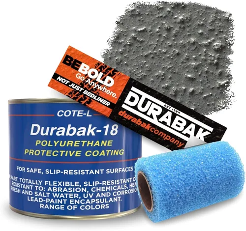 Vista 11 de Durabak - Kit de forro para cajuela de camión, de 18 galones, texturado, revestimiento enrollable Capa personalizada para forro de cajuela