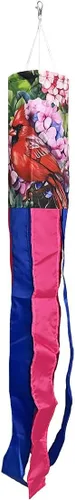 Vista 5 de Briarwood Lane Mariposas y pensamientos Spring Windsock Mason Tarros 40" L