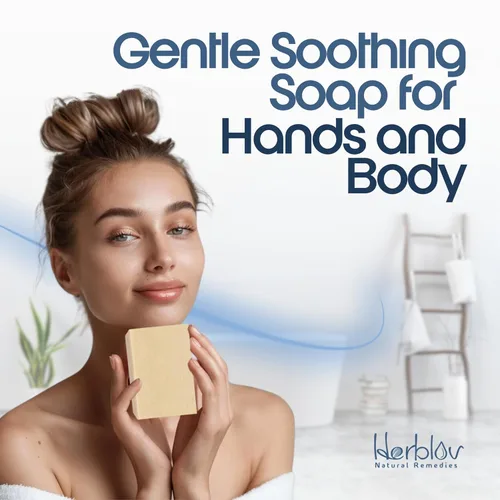 Vista 6 de Barra de jabón para eczema para cara y cuerpo – Dermatitis natural, tratamiento de psoriasis para alivio de piel sensible a picazón seca