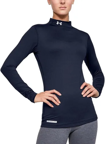 Vista 4 de Under Armour ColdGear Authentics - Mock de compresión para mujer