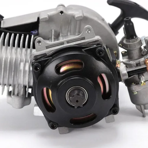 Vista 3 de Motor de motor de 2 tiempos de 49 cc, motor de arranque para Pocket Scooter Mini Dirt Bike Quad ATV