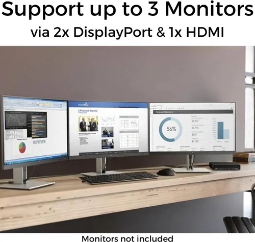 Vista 4 de HP Pro Mini 400 G9, Intel i5-13500T (14 núcleos, Beats Intel i7-12700T), 16 GB de RAM, 256 GB SSD, computadora de escritorio empresarial, Win 11 Pro