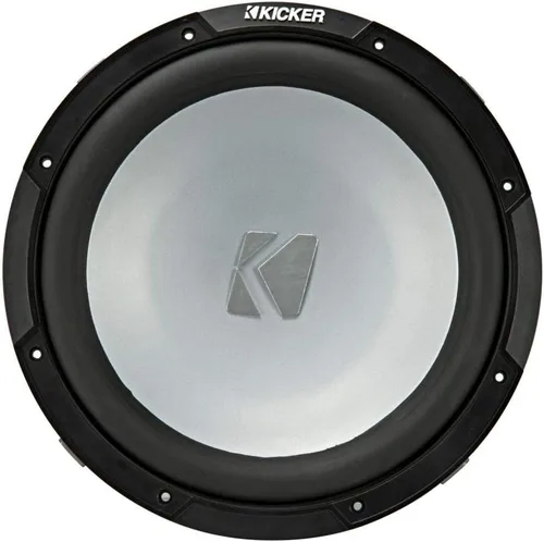 Vista 3 de KICKER KMF124 - Subwoofer marino de 12 pulgadas con parrilla LED blanca de 4 ohmios para aplicaciones de aire libre