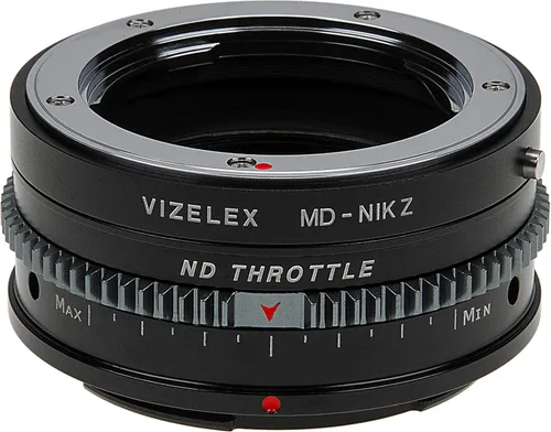 Vista 6 de Vizelex CINE ND - Adaptador de lente de acelerador compatible con lentes ARRI PL a cámaras Nikon Z-Mount - Filtro ND variable integrado (2-8 paradas)
