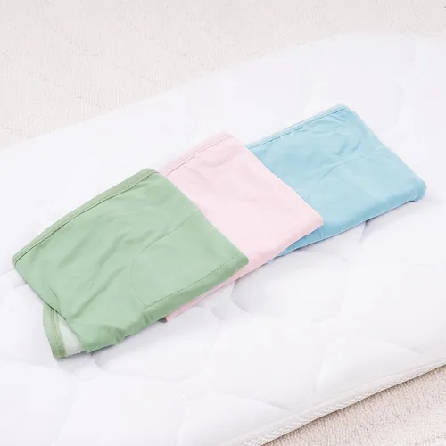 Vista 9 de Paquete de 3 envolturas para recién nacido, correa ajustable para dormir para bebés, tela transpirable que absorbe la humedad para evitar