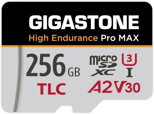 Vista 10 de [Recuperación de datos gratuita de 5 años] Tarjeta Micro SD GIGASTONE de 1 TB, TLC High Endurance Pro Max, velocidad de hasta 180 MB/s, compatible