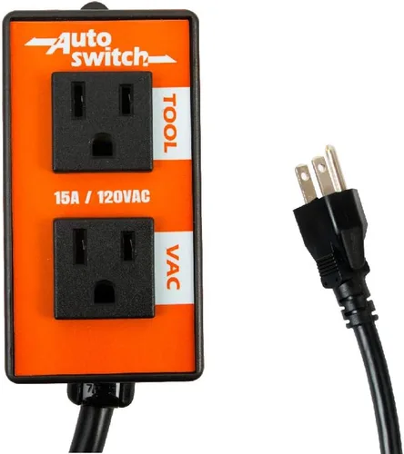 O'SKOOL El interruptor automático de vacío permite que la herramienta eléctrica encienda y apague la aspiradora/accesorio automáticamente, PTA08
