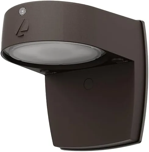 Vista 4 de Lithonia Lighting Paquete de luz LED para exteriores, aplique de pared para puertas y garajes, luz blanca conmutable 3 en 1, 3 opciones de difusor