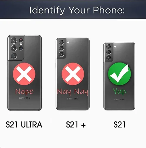 Vista 2 de ENCASED Falcon-Series - Funda para Samsung Galaxy S21, funda protectora resistente de cuerpo completo (negro mate)