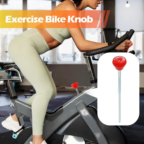 Vista 2 de Accesorios de barra de resistencia para bicicleta estática, conjunto de perilla de freno, piezas de palanca de freno de bicicleta, perilla