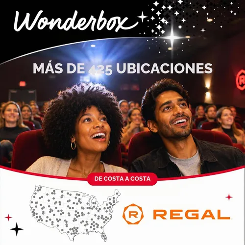 Vista 4 de Wonderbox - Experience Gift - Regal Movie – 2 Tickets, 2 Drinks & 2 Candies