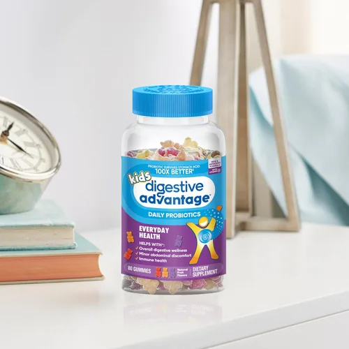 Vista 19 de Digestive Advantage Gomitas Probióticas Diarias para Niños, Multi, Sabores Naturales de Fruta, 80