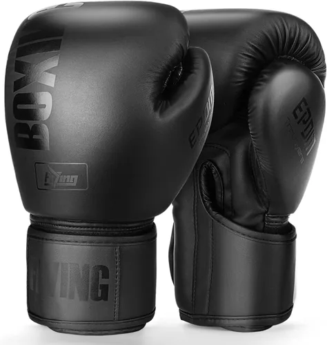 FIVING Guantes de boxeo para hombres y mujeres, adecuados para boxeo, kickboxing, artes marciales mixtas, Muay Thai, MMA, entrenamiento con saco