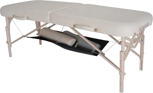 Vista 9 de EARTHLITE Hamaca para mesa de masaje, mesa de masaje portátil, estante de almacenamiento para cojines, sábanas y accesorios (39 x 19 pulgadas)