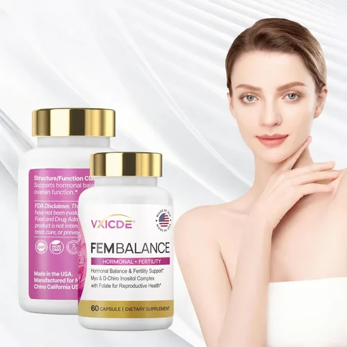 Vista 7 de FemBalance Myo-Inositol Cápsulas de Cromo para la Menstruación Irregular