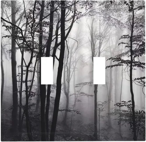 Vista 38 de William Morris Floral Boho Azul Medianoche Azul Bohemio Flor 1 Banda Dúplex Cubierta de Salida Decorativa Receptáculo Único Interruptor Eléctrico