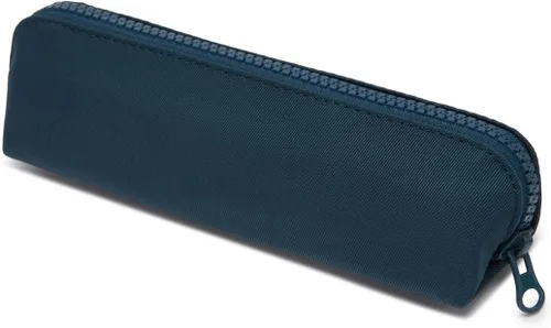 Vista 20 de Estuche para lápices de lona de algodón y bolsa de lápices multifuncional simple con cremallera Almacenamiento portátil (beige)