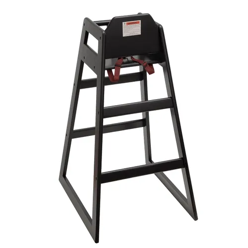 Vista 2 de Stager Direct, asiento listo para montar, silla alta de madera para restaurante, sillas altas para bebés, silla de alimentación duradera