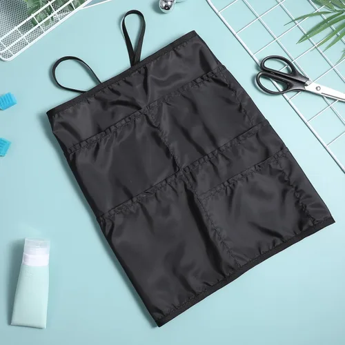 Vista 4 de Adjustable Multi-pocket Cleaning Apron for Men and Women Sturdy Hair Stylist and Workshop Apron with Tie Back Water-resistant Kitchen for Home Use