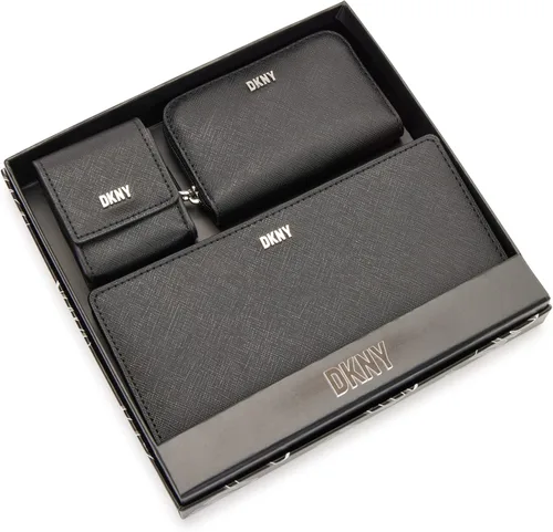 Vista 3 de DKNY Cartera clásica Phoenix 3 en 1 para mujer, Casual Phoenix - Juego de cartera clásica 3 en 1