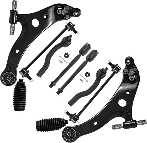 Vista 82 de Detroit Axle - Kit de suspensión de 10 piezas para Nissan Frontier Xterra Pathfinder 2005-2012, 4 brazos de control superiores inferiores