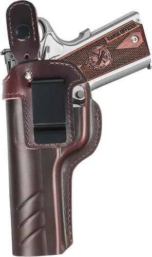 Vista 10 de OWB 1911 Holster - Top Grain Leather for Most 1911 Style Compatible with Colt, Kimber, Springfield, Tisas & More Fits 4" & 5" Barrels