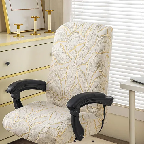 Vista 50 de Fundas elásticas para sillas – Fundas deslizables duraderas con cremallera para escritorio de computadora, sillas universales para juegos/oficina, 05