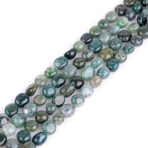 Vista 25 de GEM-Inside 9x12mm Natural Amazonite Stone Gemstone Semi Precious Freeform Baroque Potato Beads for Jewelry Making 15