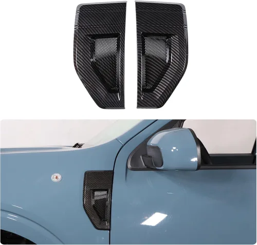 Cubierta de salida de aire para guardabarros laterales delanteros de puerta compatible con Ford Maverick 2022-2025, accesorios de decoración Patrón