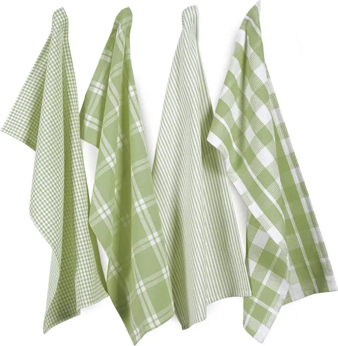 Vista 39 de LANE LINEN Paños de cocina 100% algodón, ultra suaves, absorbentes, de secado rápido, toallas de cocina, paños de lavado multitejido