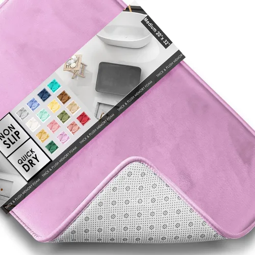 Vista 78 de Clara Clark tapete para baño, regadera o tina, de gomaespuma, negro, antiderrapante