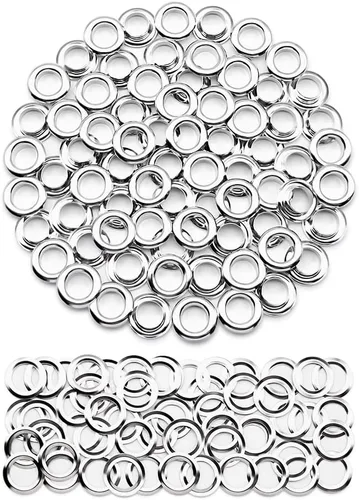 Vista 44 de SEMINI 800 Sets 4 Colors 6mm Grommet Eyelet Kit with Install Tool Kit