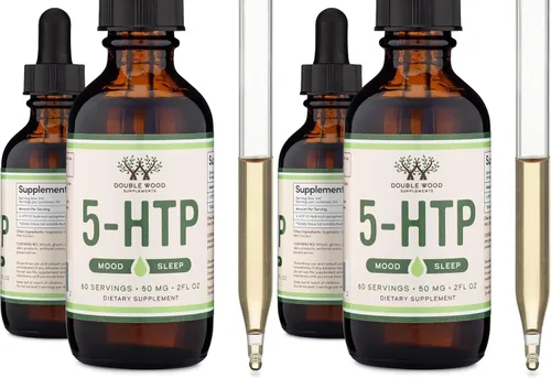 Vista 8 de Gotas líquidas 5HTP - Más absorbibles y eficaces que 5 cápsulas HTP (60 porciones de 50 mg 99% + 5-HTP) Suplemento de serotonina para el estado