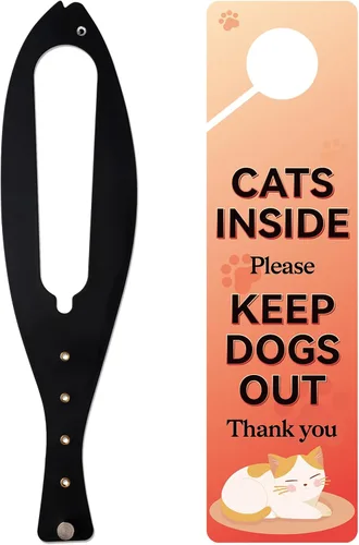 TGIOW Pestillo de Puerta para Gatos, 1 Pieza Tope de Puerta para Gatos Pestillo de Puerta para Mascotas para Mantener a los Perros Fuera de la Caja