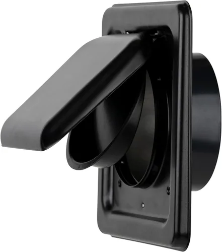 Vista 26 de NO-PEST VENT MetalGuard – Cubierta de ventilación exterior para secadora de doble puerta, 4 pulgadas, acero resistente con recubrimiento en polvo